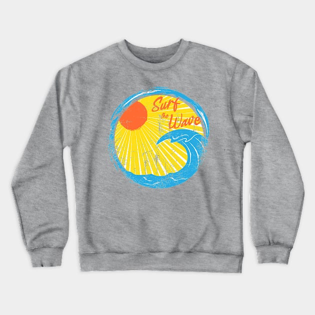 Surf the wave Crewneck Sweatshirt by RCDC